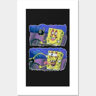 Spongefink ratpants Posters and Art